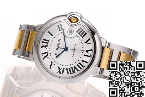 Cartier Watch Ballon Bleu Ladies W2BB0031 Silver Dial Size 42mm