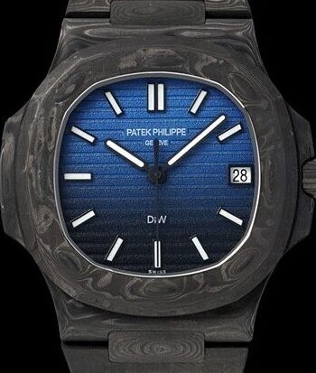 Nautilus Gradient Blue Watch DIW Custom Patek Philippe