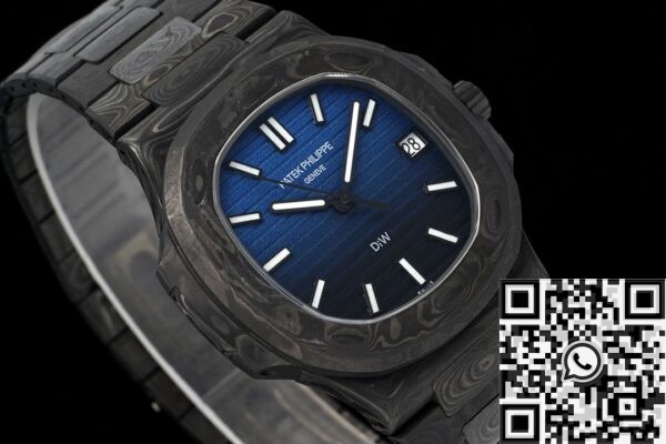Nautilus Gradient Blue Watch DIW Custom Patek Philippe