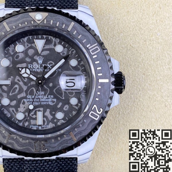 Custom Sea-Dweller Watch DIW Rolex Carbon Fiber Case