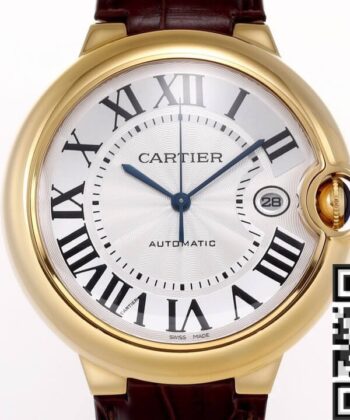 Cartier Ballon Bleu Chronograph W6900551 Silver Dial Size 42mm