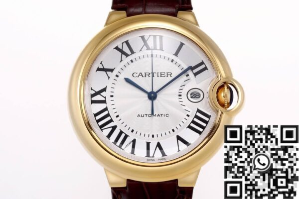 Cartier Ballon Bleu Chronograph W6900551 Silver Dial Size 42mm