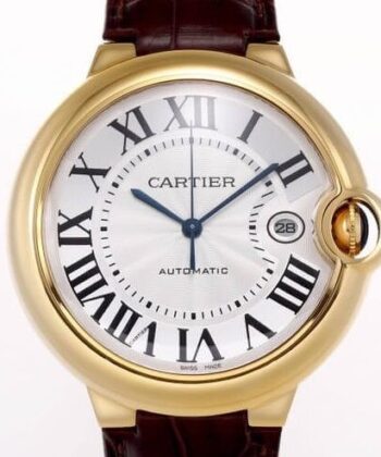 Cartier Ballon Bleu Chronograph W6900551 Silver Dial Size 42mm
