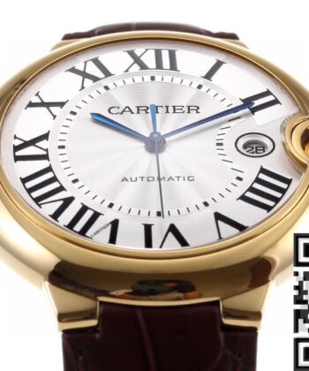Cartier Ballon Bleu Chronograph W6900551 Silver Dial Size 42mm