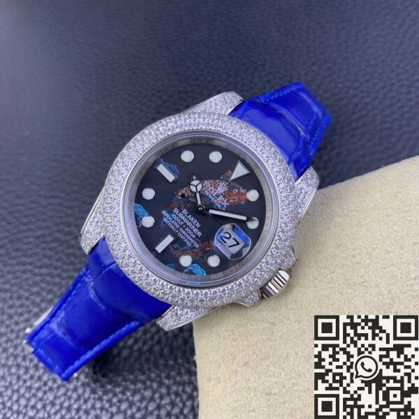 Rolex Submariner Cost IPK Custom Diamond Set Koi 40 Watch