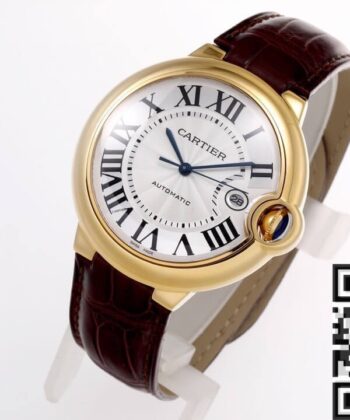 Cartier Ballon Bleu Chronograph W6900551 Silver Dial Size 42mm