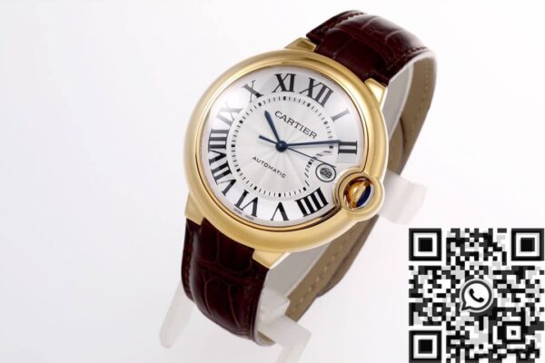 Cartier Ballon Bleu Chronograph W6900551 Silver Dial Size 42mm