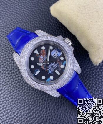 Rolex Submariner Cost IPK Custom Diamond Set Koi 40 Watch