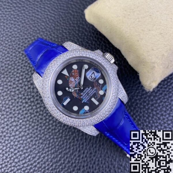 Rolex Submariner Cost IPK Custom Diamond Set Koi 40 Watch