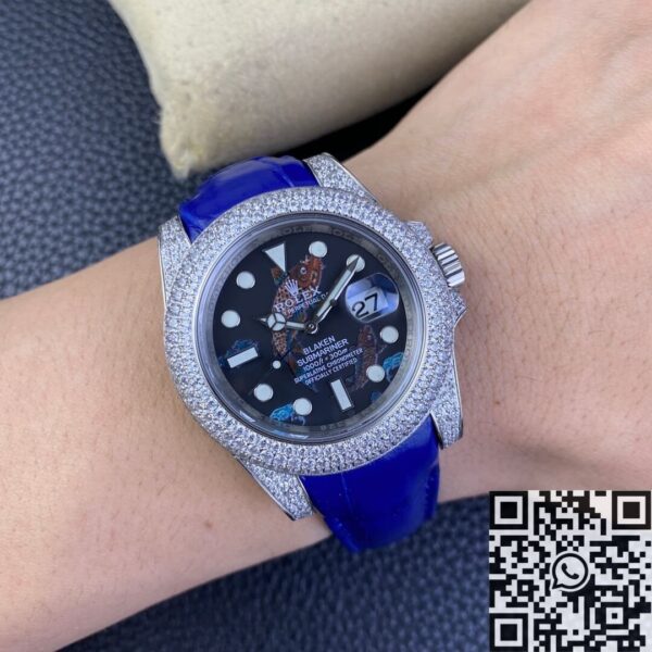 Rolex Submariner Cost IPK Custom Diamond Set Koi 40 Watch