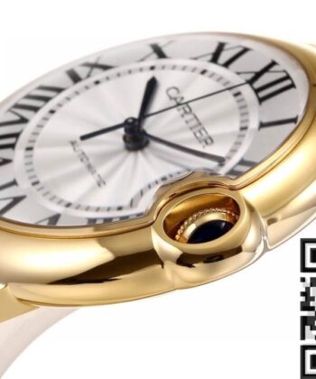 Cartier Ballon Bleu Chronograph W6900551 Silver Dial Size 42mm