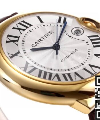Cartier Ballon Bleu Chronograph W6900551 Silver Dial Size 42mm
