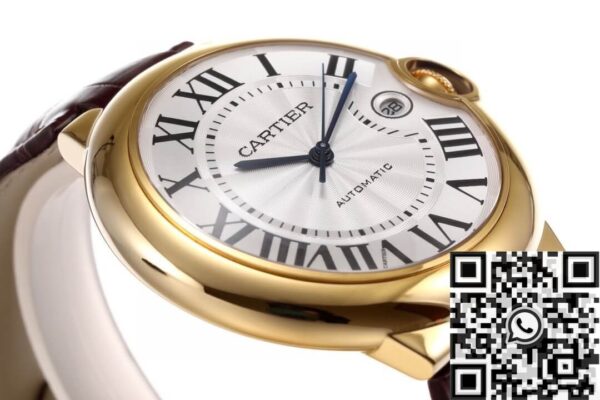 Cartier Ballon Bleu Chronograph W6900551 Silver Dial Size 42mm