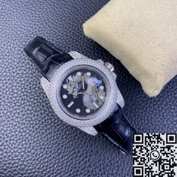 Rolex Submariner Band IPK Custom Diamond Set Dragon 40