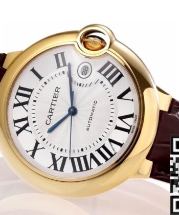 Cartier Ballon Bleu Chronograph W6900551 Silver Dial Size 42mm