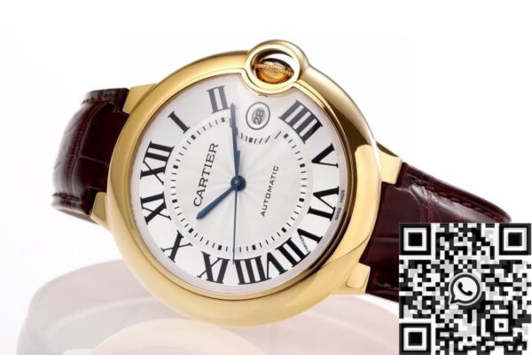Cartier Ballon Bleu Chronograph W6900551 Silver Dial Size 42mm