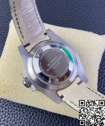 Rolex Submariner Strap IPK Custom Diamond Set Green 40 Watch