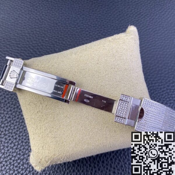 Rolex Submariner Strap IPK Custom Diamond Set Green 40 Watch