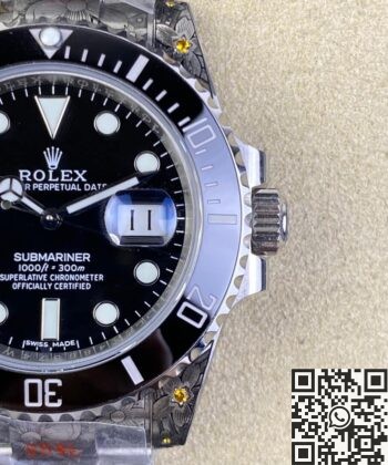 Submariner Two Tone Rolex CN Custom Carving Tattoo Craft