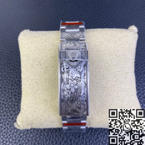 Submariner Two Tone Rolex CN Custom Carving Tattoo Craft
