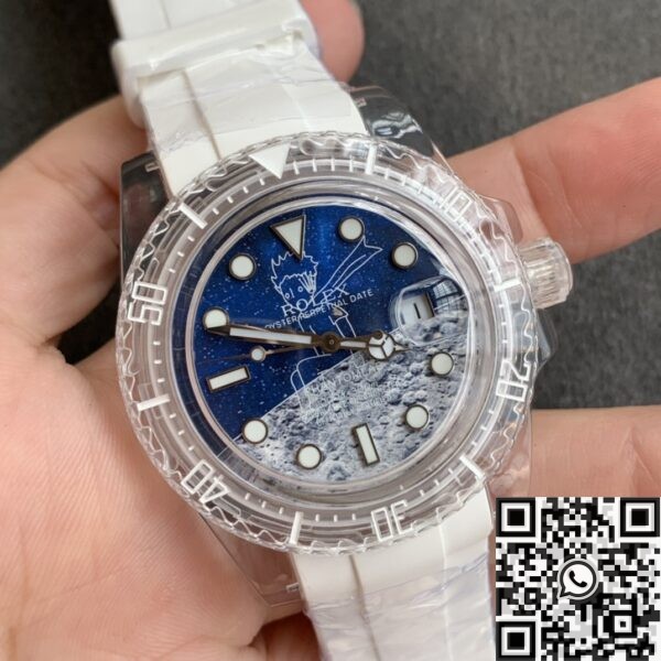 Rolex Submariner 2024​ CN Custom Acrylic Clear Lunar Starry