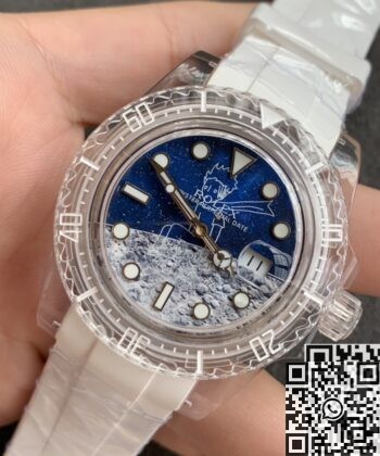 Rolex Submariner 2024​ CN Custom Acrylic Clear Lunar Starry