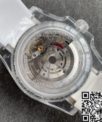 CN Custom Rolex Acrylic Clear Submariner Blue Star Dial 40mm