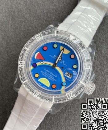 Acrylic Clear Submariner CN Custom Rolex Color Scale 40mm