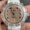 Acrylic Clear Rolex CN Custom Submariner Color Full Diamond 40