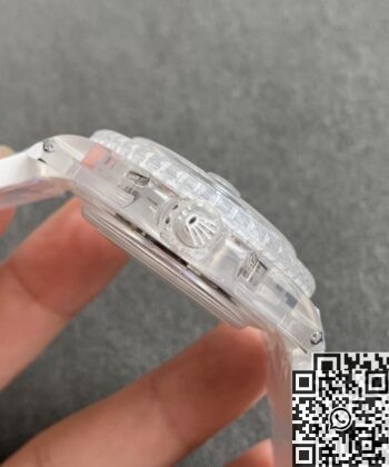 Acrylic Clear Rolex CN Custom Submariner Color Full Diamond 40
