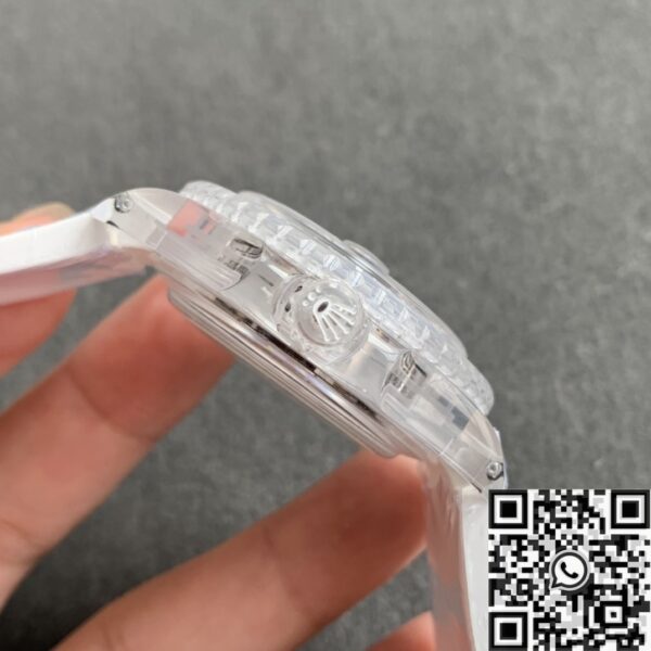 Acrylic Clear Rolex CN Custom Submariner Color Full Diamond 40