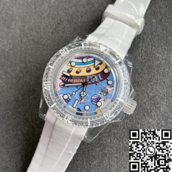 Submariner Personalized Graffiti Dial CN Custom Acrylic Clear