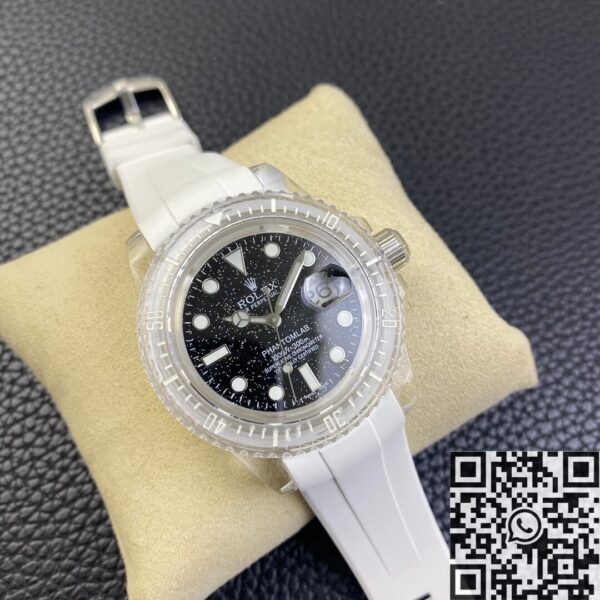 Submariner Black Star Dial CN Custom Acrylic Clear Rolex 40mm