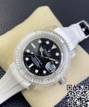 Submariner Black Star Dial CN Custom Acrylic Clear Rolex 40mm