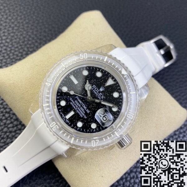 Submariner Black Star Dial CN Custom Acrylic Clear Rolex 40mm