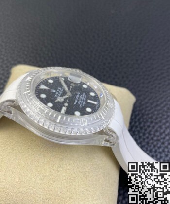 Submariner Black Star Dial CN Custom Acrylic Clear Rolex 40mm