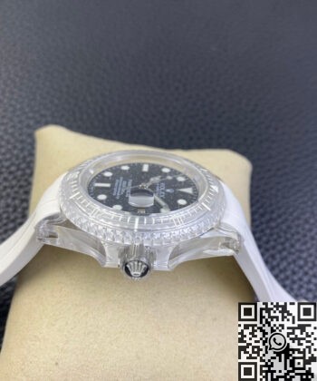 Submariner Black Star Dial CN Custom Acrylic Clear Rolex 40mm