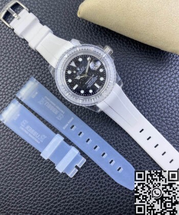 Submariner Black Star Dial CN Custom Acrylic Clear Rolex 40mm