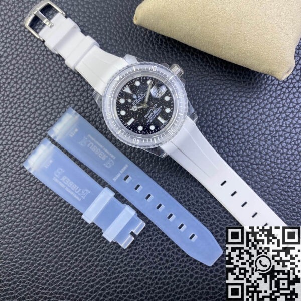 Submariner Black Star Dial CN Custom Acrylic Clear Rolex 40mm