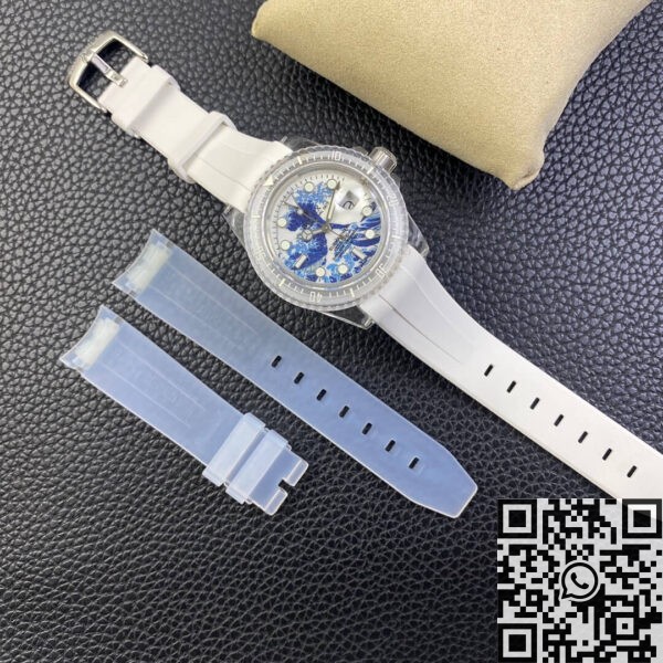 Submariner Kanagawa Surf Disk CN Custom Acrylic Clear Rolex 41