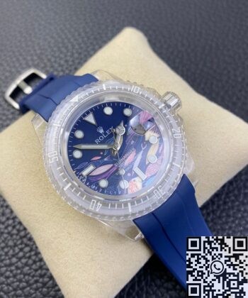 Acrylic Transparent Rolex Submariner CN Custom Size 40mm