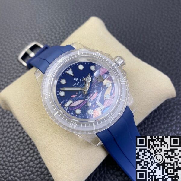 Acrylic Transparent Rolex Submariner CN Custom Size 40mm