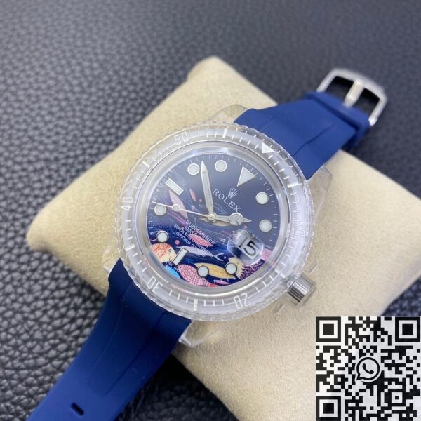 Acrylic Transparent Rolex Submariner CN Custom Size 40mm