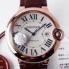 Cartier Ballon Bleu White Dial​ WGBB0017 Silver 42mm AF Factory