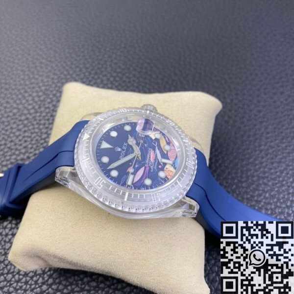 Acrylic Transparent Rolex Submariner CN Custom Size 40mm