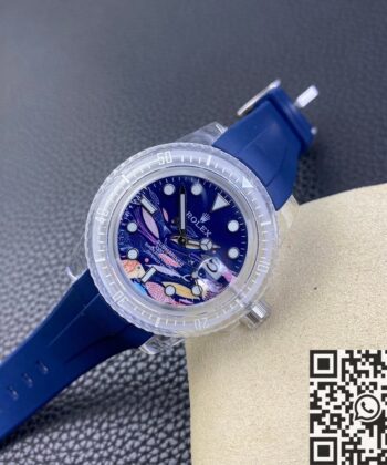 Acrylic Transparent Rolex Submariner CN Custom Size 40mm