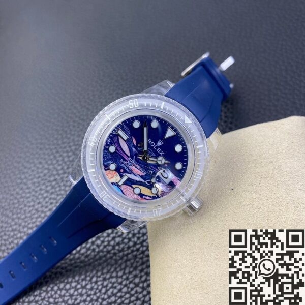 Acrylic Transparent Rolex Submariner CN Custom Size 40mm