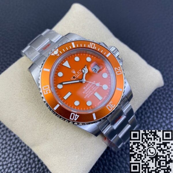 Submariner Orange Dial SW Custom Rolex 116610LN Size 40mm