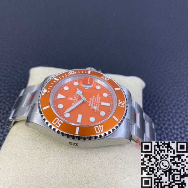 Submariner Orange Dial SW Custom Rolex 116610LN Size 40mm