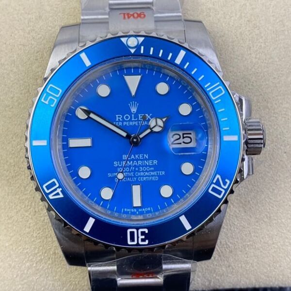 Submariner 116610LN Blue Dial SW Custom Rolex Size 40mm